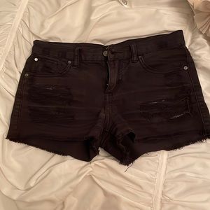 Black shorts size 25
